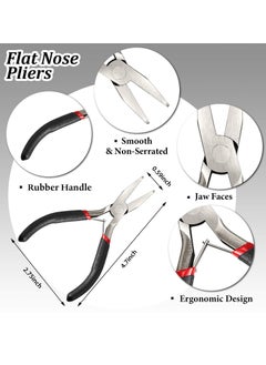 Y&D 10 Pieces Metal DIY Model Tool Sets, Tab Edge Cylinder Cone Shape Bending Assist Tools, Nozzle Pliers Flat Nose Needle for 3D Jigsaw Puzzles Assembly  - Image 2