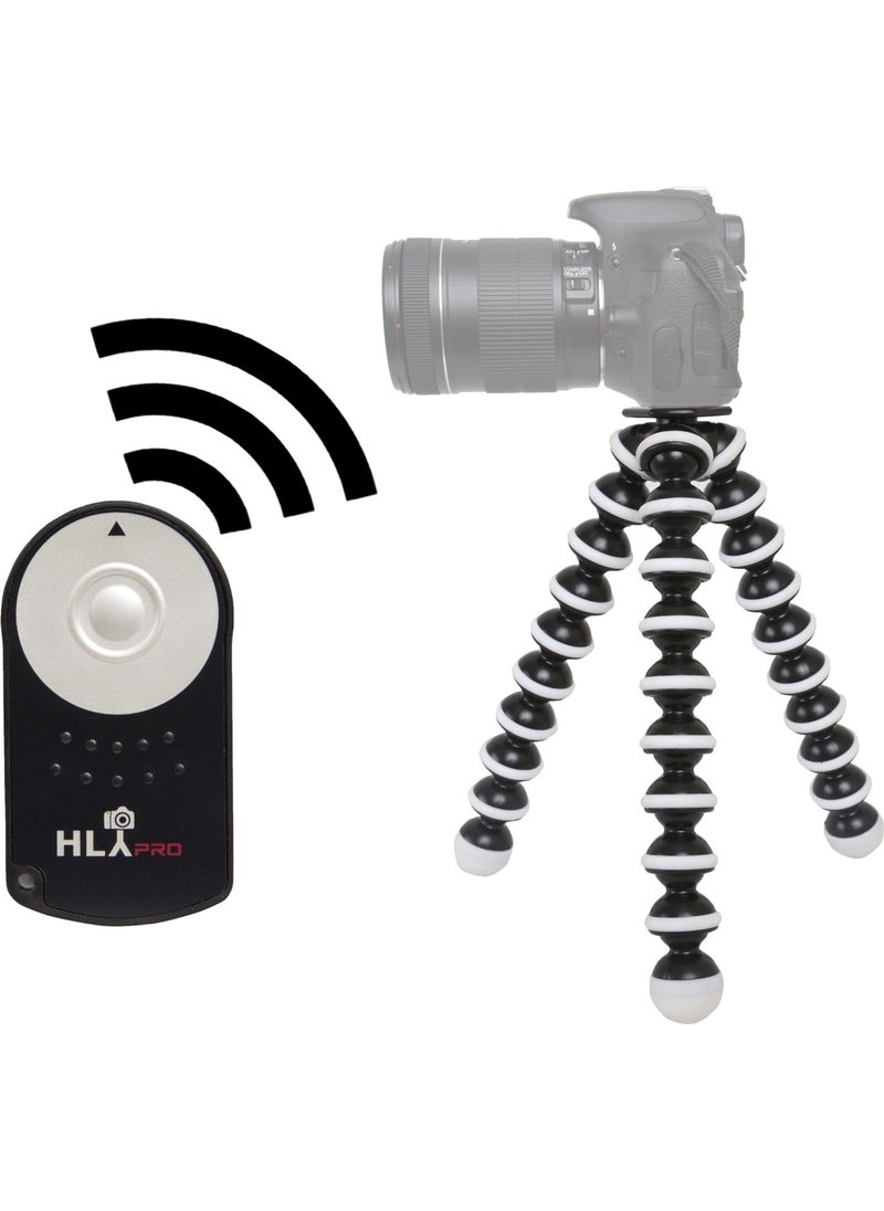 HLYPRO - Gorillapod Tripod + RC-6 Remote Control for Canon 100D - Image 1