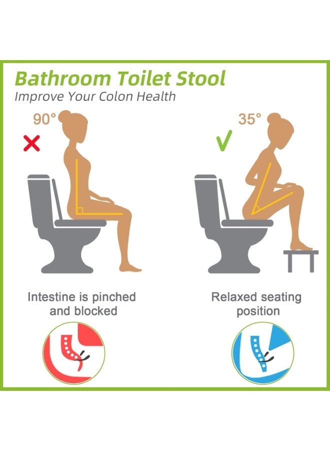 Bathroom Footrest - A Sanitary Footstool And Medical Specifications For Treating Constipation And Other Problems (Wooden Footstool Set As Shown In Picture 1) - Image 5