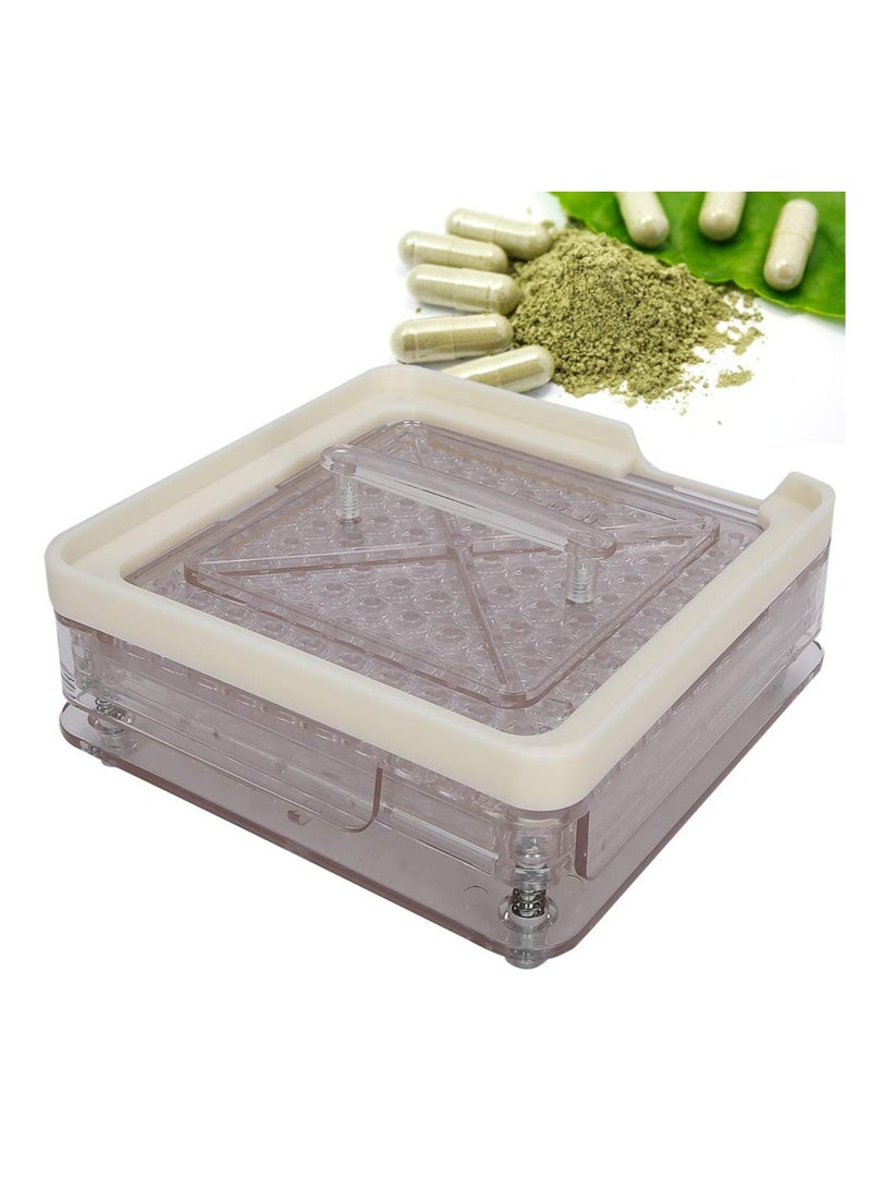 High Efficiency Capsule Filling Machine for Size 0 Pills, Ideal for Pharmacies, Laboratories, and Small Factories with Up to 100 Holes - Image 1