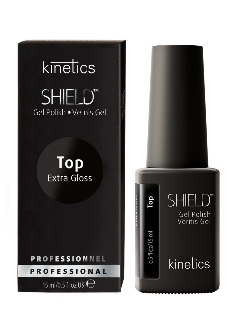 KINETICS Shield Nail Top Coat 15 ml | Extra Gloss