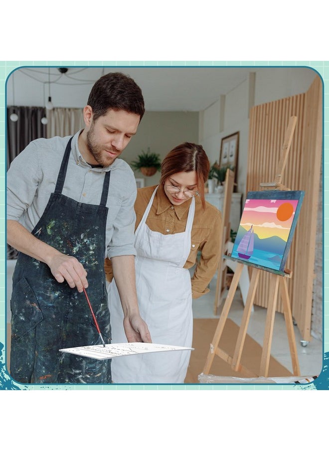 Sherr - 12 Pcs Pre Drawn Canvas Pre Printed Canvas Set For Adults Cute Printed Canvas To Paint Canvas Set Theme Canvas Painting For Party Favor(Landscape,8 X 10 Inch) - Image 1