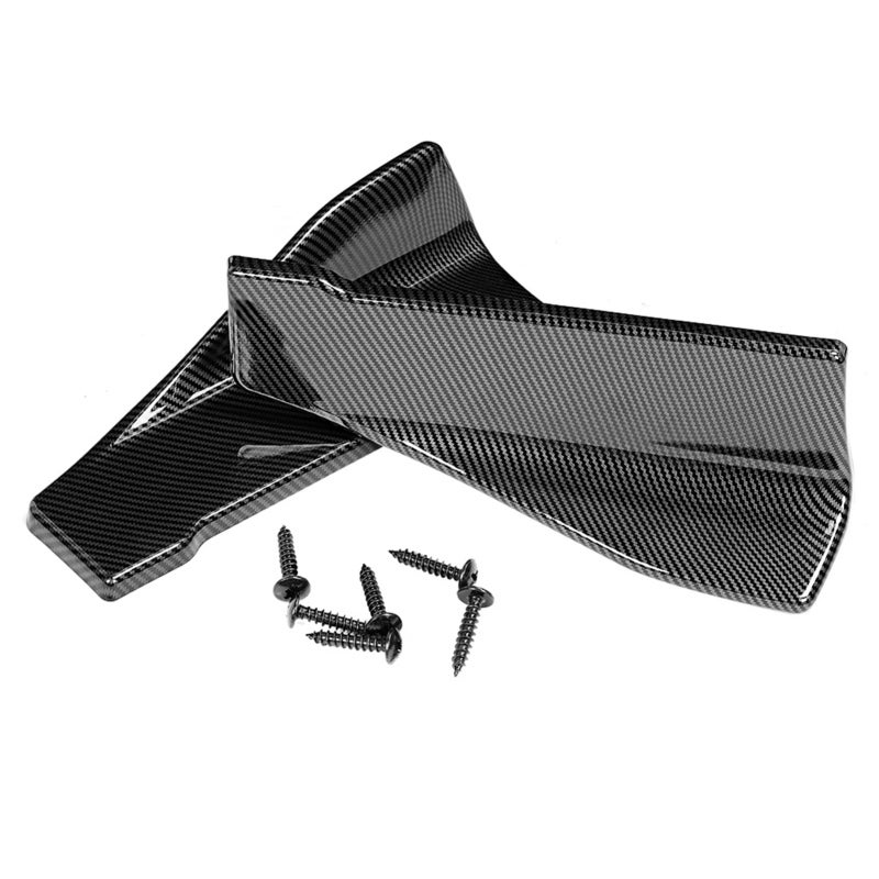 Rear Winglet Rear Lip Wrap Angle Splitters - 2PC Custom Fit For Most Vehicles Aggressive Racing Look For Car Exterior Mods - Image 1