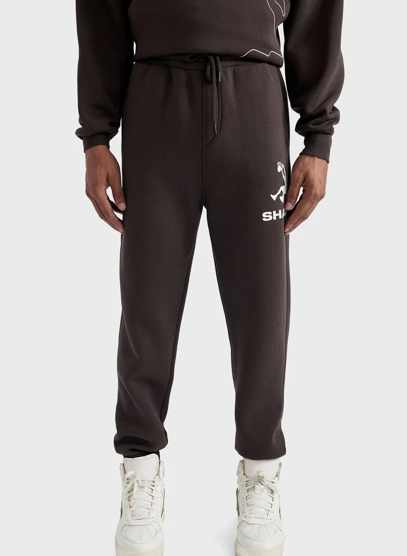 DeFacto Printed Drawstring Sweatpants