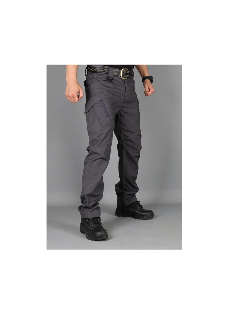 Loquat - Men Tactical Pants, Special Forces Camouflage Training Pants Grey - Image 1