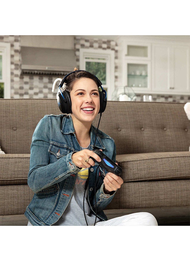 Kingston - HyperX Cloud Gaming Head-mounted Gaming Headset with in-Line Audio Control Detachable Microphone for PS4 PS5 Xbox PC - Image 1