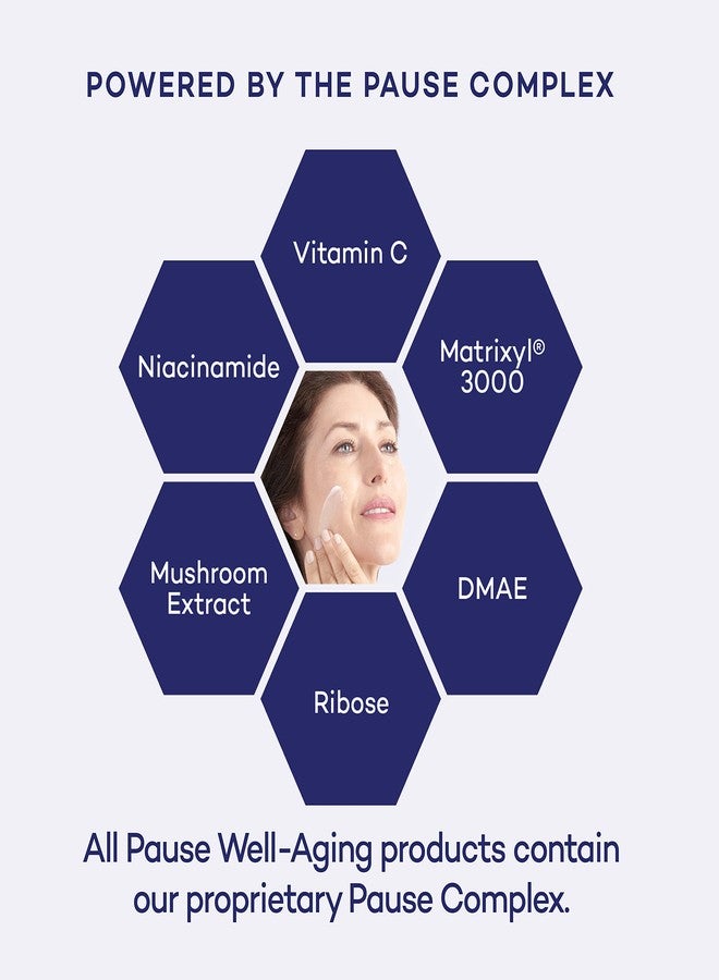 بوز سيروم الوجه الكامل من بوز ويل-إيجينج - سيروم لشد البشرة أثناء انقطاع الطمث - يرطب وينعم ويشد البشرة خلال مراحل انقطاع الطمث - منتجات العناية بالبشرة للخطوط الدقيقة والتجاعيد - 30 مل - Image 2