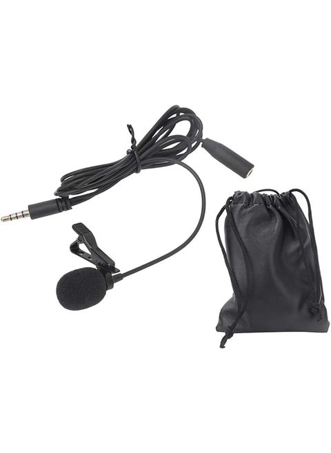 Accessories Black Portable Mini Interview Record Clip On Microphone With Headphone Jack For Smartphone Computer Tools Filming Accessoriez
