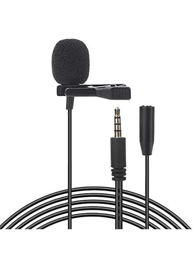 erorex - Accessories Black Portable Mini Interview Record Clip On Microphone With Headphone Jack For Smartphone Computer Tools Filming Accessoriez - Image 1