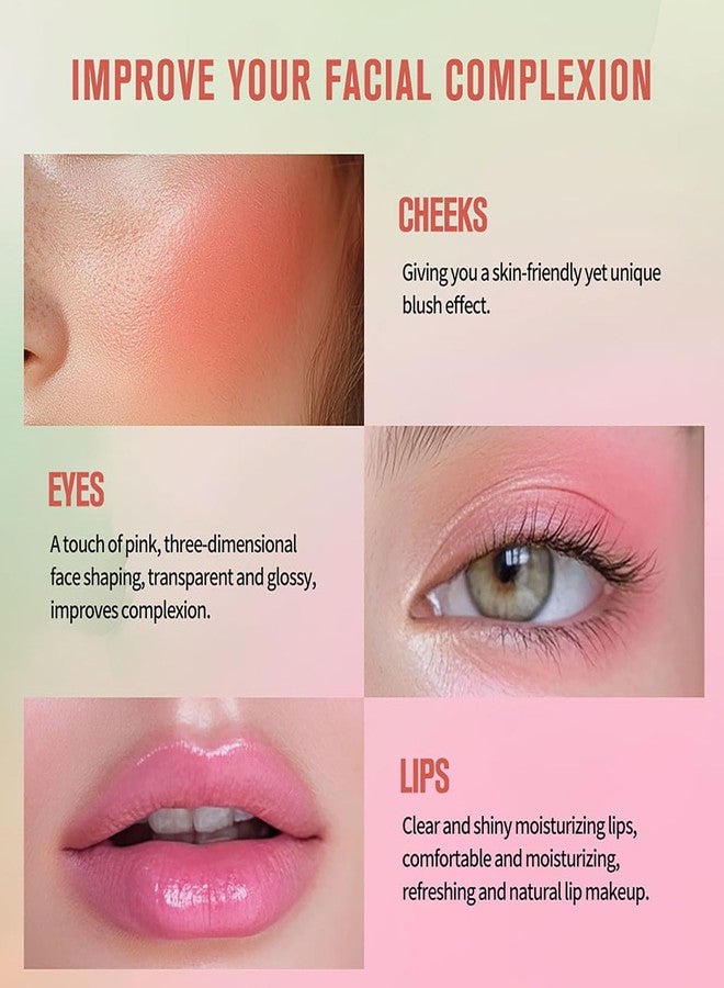 FYEBOO PH Color Changing Blush Stick, Multi-purpose Makeup Hydrating Blush Stick PH-Sensitive Color-Changing Lip Tint, Long-Lasting 24 Hours (1# Shy Pink, 0.6 Oz) - Image 3
