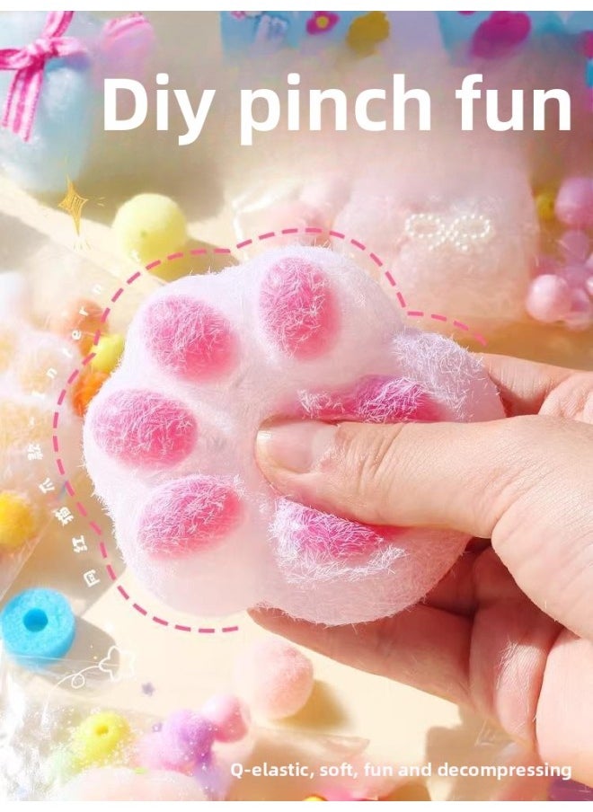 null - Pinch Decompression Toy Homemade Silicone Pinch Diy Handmade Material Package To Make Cat Claw Mold Girl Set-Color:[king's Set] Free 16 Bottles Of AB Glue + 17 Exquisite Molds + Three-layer Rotation Storage - Image 1