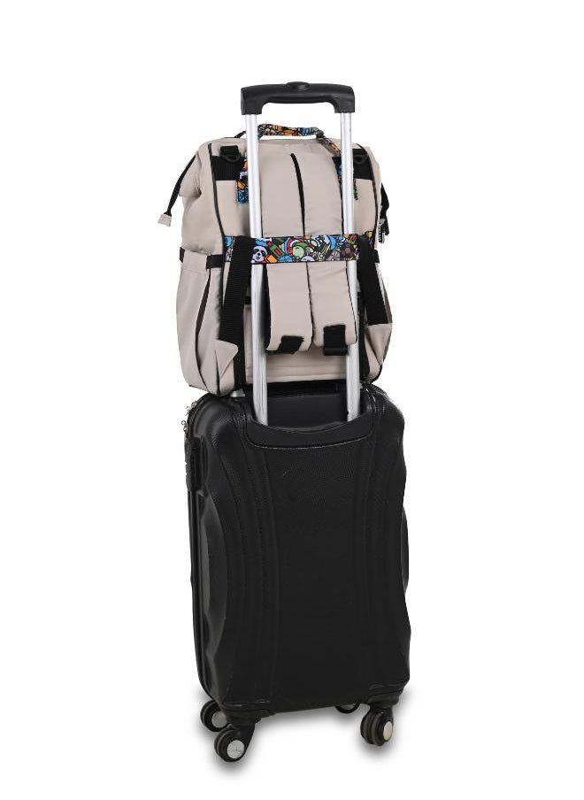Uni baby - Diaper bag Uni baby Cool beige wooded - Image 1