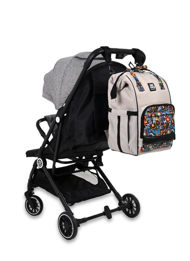 Uni baby - Diaper bag Uni baby Cool beige wooded - Image 1