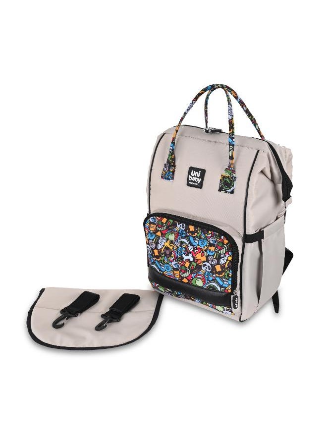 Uni baby - Diaper bag Uni baby Cool beige wooded - Image 1