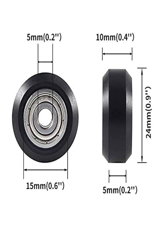SeekLiny 48 PCS 3D Printer POM Pulley Wheel Set with Pulley Bearing Included 16 PCS Pulley Wheels 16 PCS Eccentric Spacer 16 PCS Round Column for Creality Anycubic Anet Series 3D Printer Ender 3 - Image 2