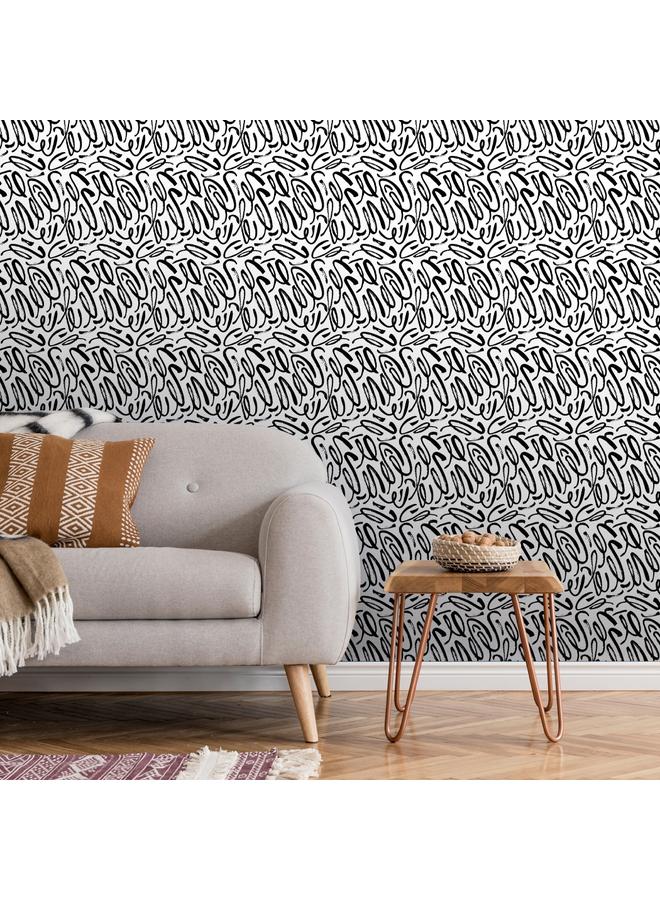 Bluejw Hand-painted Minimalist Home Modified Wallpaper Background Wall PVC Self-adhesive Wallpaper  Hot  Wallpaper - Image 3