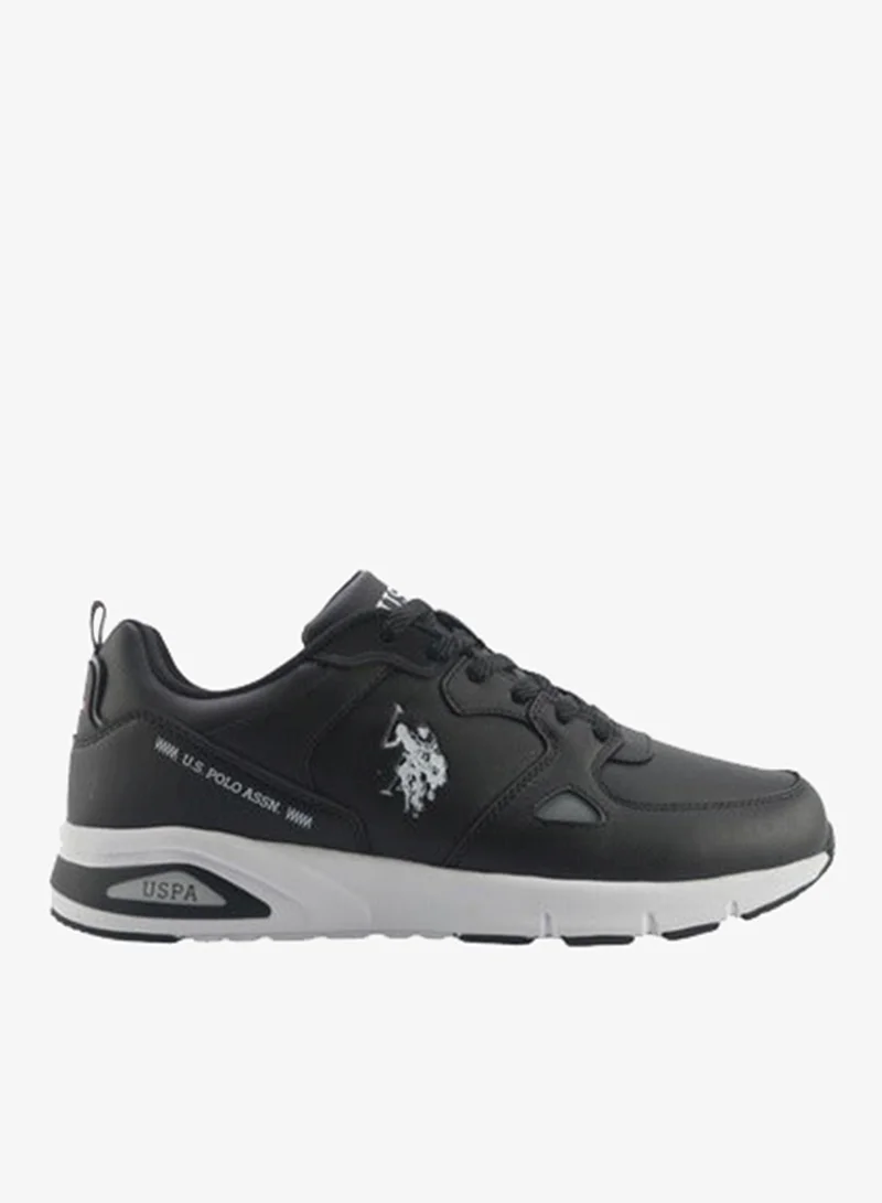 U.S. Polo Assn. Men's Logo Detail Lace-Up Sneakers