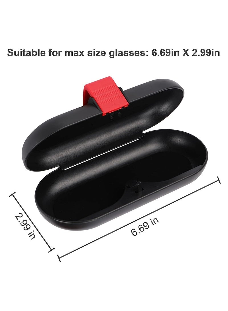 SYOSI Sunglasses Holder for Car Organizer Storage Case with sunglasses Vehicle Visor Accessories Glasses Storage Case - Image 5