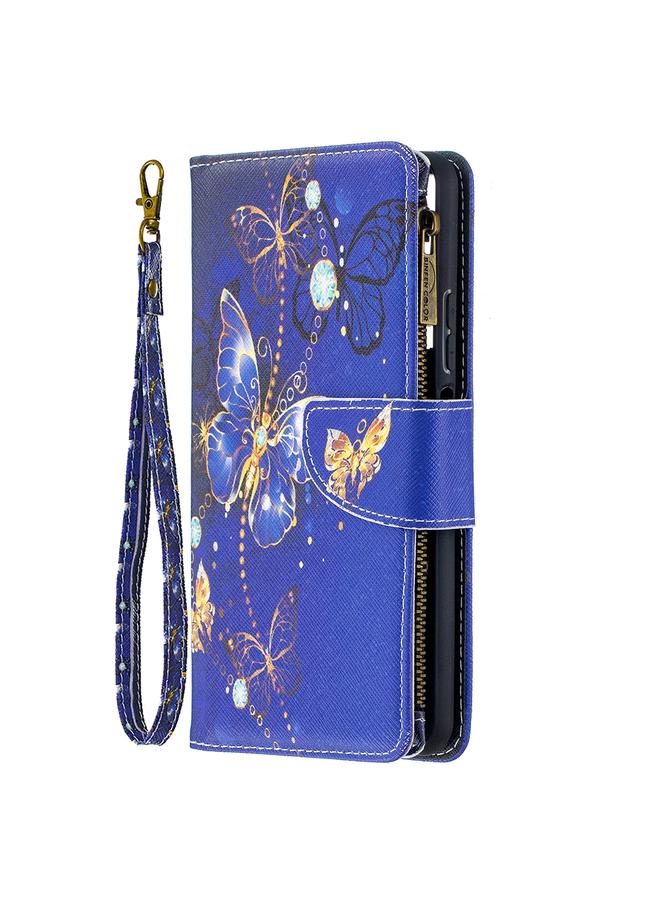Zaboon Case For Huawei P smart 2021 / Y7a Colored Drawing Pattern Zipper Horizontal Flip Leather Case with Holder & Card Slots & Wallet - Image 2