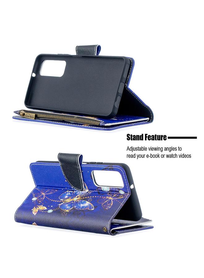Zaboon Case For Huawei P smart 2021 / Y7a Colored Drawing Pattern Zipper Horizontal Flip Leather Case with Holder & Card Slots & Wallet - Image 4