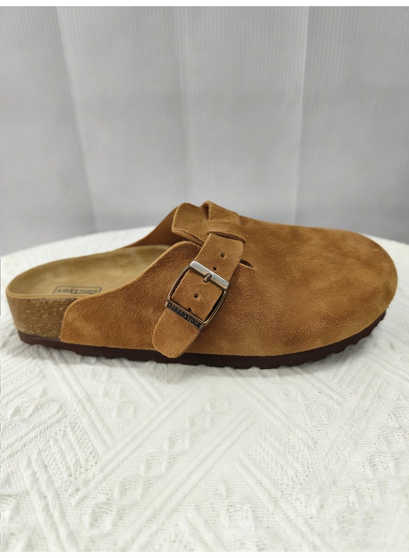 Birkenstock Boston Soft Footbed Suede Clogs - Image 3