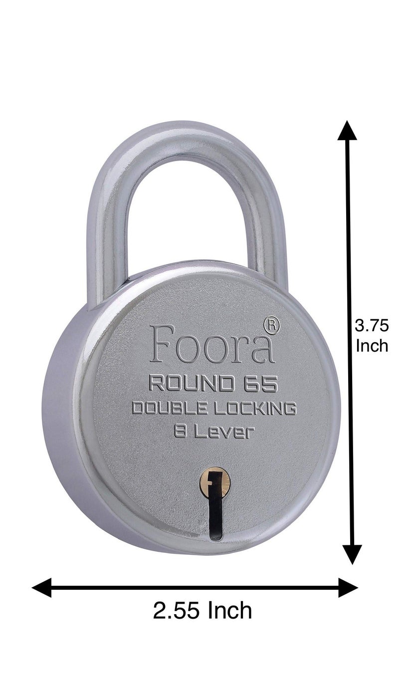 Foora Same Key Lock Set - 6 Padlocks with 5 Common Key, Multiple Lock with Single Key for Home Security - Image 4