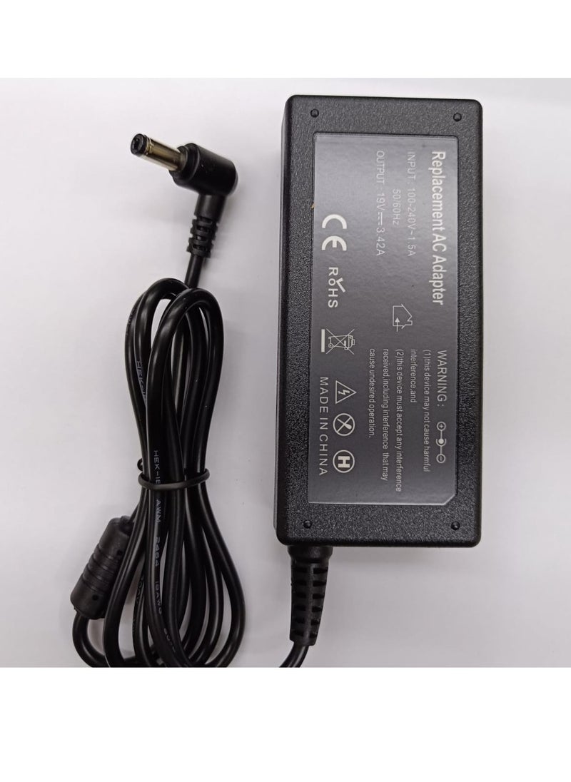 CSF Satellite C50 C55 C55D C55T C655 C675 C850 C855 C855D C875 P50 L50 L55 L55D L75 L300 L305 PA3917U-1ACA PA3714U-1ACA PA5035U-1ACA 19V 3.42A AC Adapter Connector 5.5x2.5mm  - Image 3