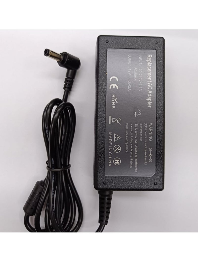 CSF Satellite C50 C55 C55D C55T C655 C675 C850 C855 C855D C875 P50 L50 L55 L55D L75 L300 L305 PA3917U-1ACA PA3714U-1ACA PA5035U-1ACA 19V 3.42A AC Adapter Connector 5.5x2.5mm  - Image 2