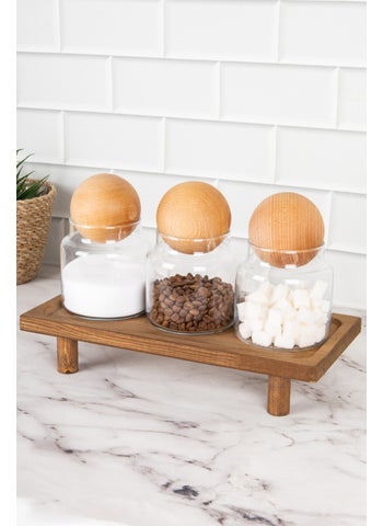 Wooden Stand and 3-Piece Jar Set with Ball Lids Storage Container Set Spice Jar 500 ml - pzsku/ZBC29102007EB3D25DBFFZ/45/_/1725794063/66dafa60-7b22-4209-b133-18439b236a3f