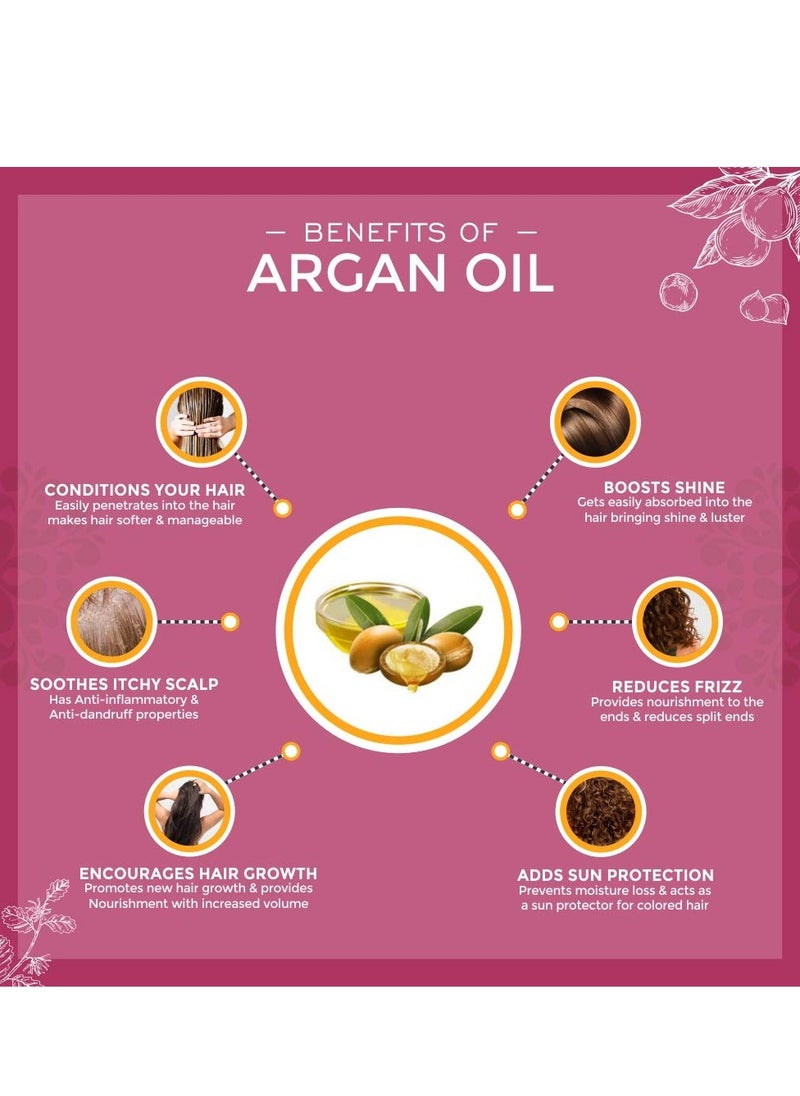 Arganicare - Arganicare Keratin Hair Thickening Conditioner for Men & Women - Deep Conditioning Treatment Enriched with Argan Oil, Jojoba Oil & Shea Moisture - Volumizing Conditioner for Damaged Hair | 13.5 fl oz - Image 1