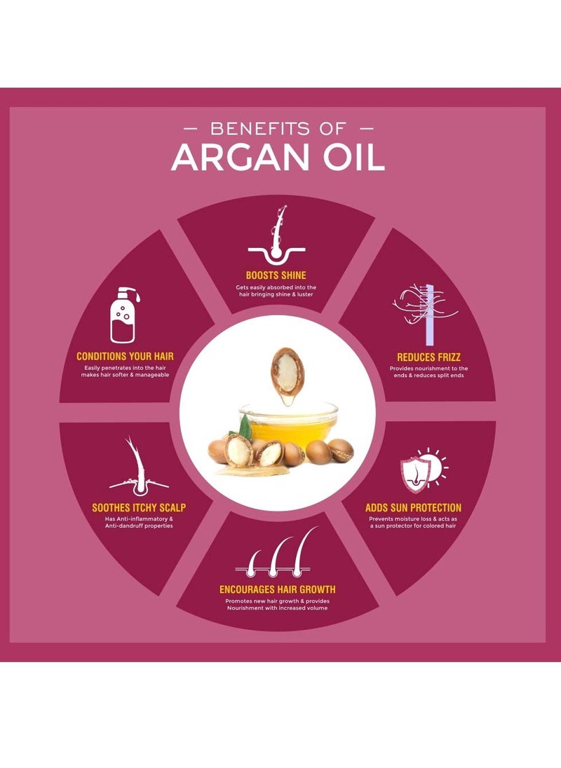 Arganicare - Arganicare Keratin Hair Thickening Conditioner for Men & Women - Deep Conditioning Treatment Enriched with Argan Oil, Jojoba Oil & Shea Moisture - Volumizing Conditioner for Damaged Hair | 13.5 fl oz - Image 1