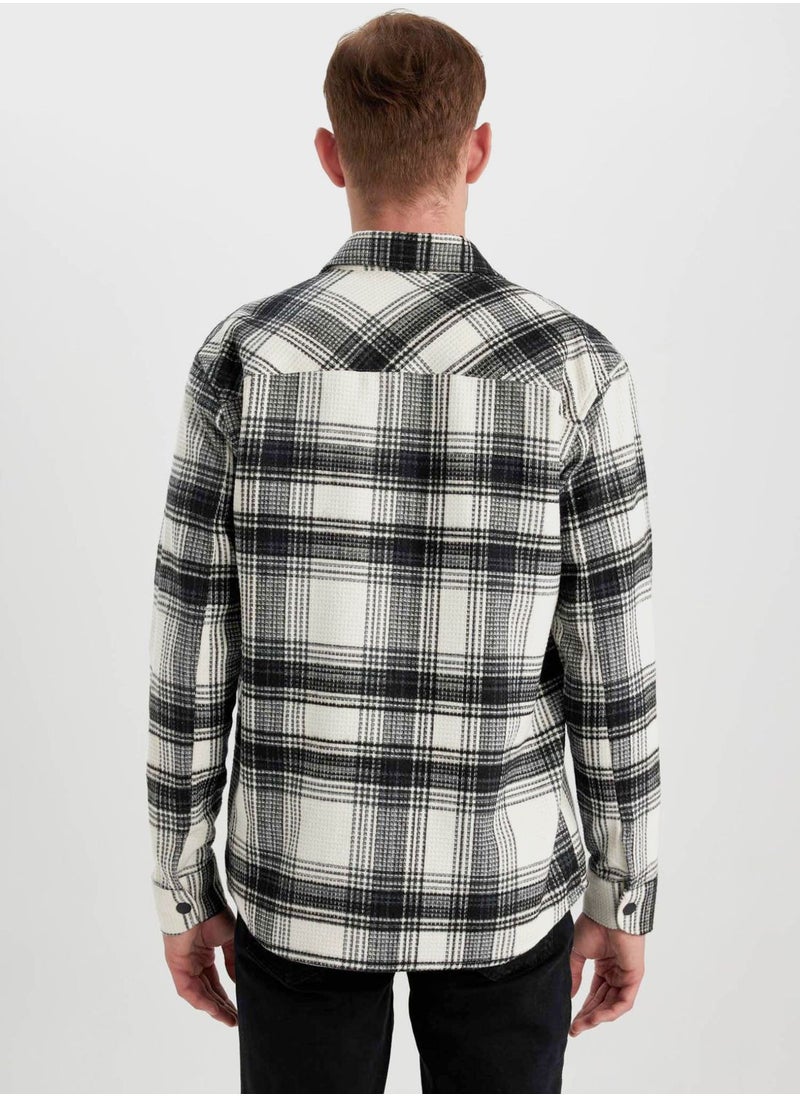 DeFacto - Man Relax Fit Long Sleeve Shirt - Image 1