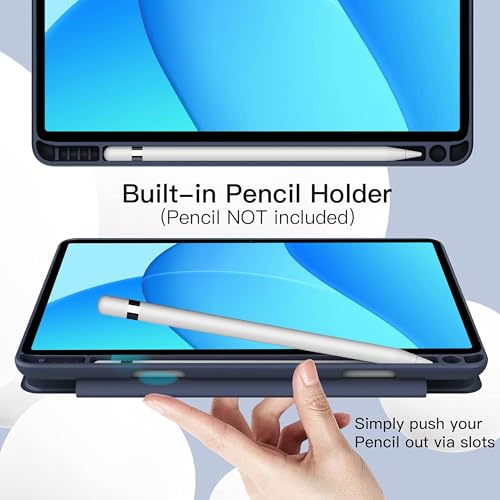 TGK Case for OnePlus Pad Lite 11 inch Tablet, Oppo Pad SE 11" Trifold Smart Stand Flip Cover (Blue) - Image 3