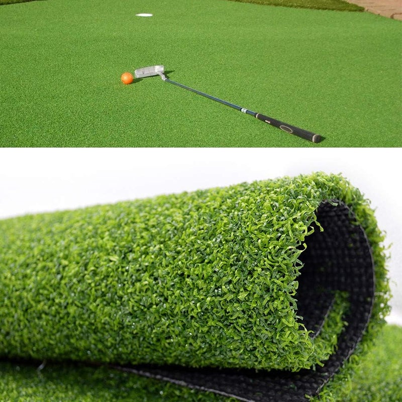 WarmShe Golf Putting Green - Artificial Grass Turf 5FT X 10FT, Indoor/Outdoor Training Mat, Synthetic Fake Grass for Baseball, Football, Gym Sports - Image 1