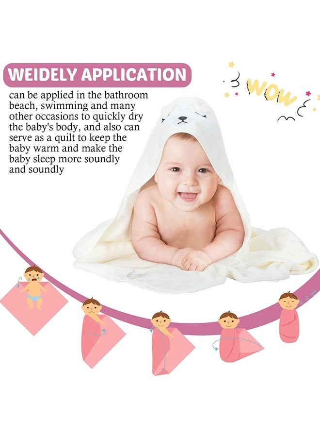 Hooded Towel - Baby  Bath Towel-Ultra Absorbent, Hooded Towels for Baby, Toddler Bath Towel, Premium Soft Bath Towel,Baby Stuff Shower Gifts for Boy and Girl  - Image 3