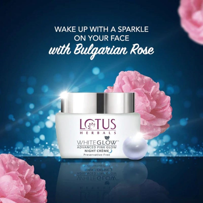 LOTUS HERBALS Lotus Herbals Purglow Advanced Pink Glow Night Cream50g Pink Glow Face Wash100g Set of 2 - Image 2