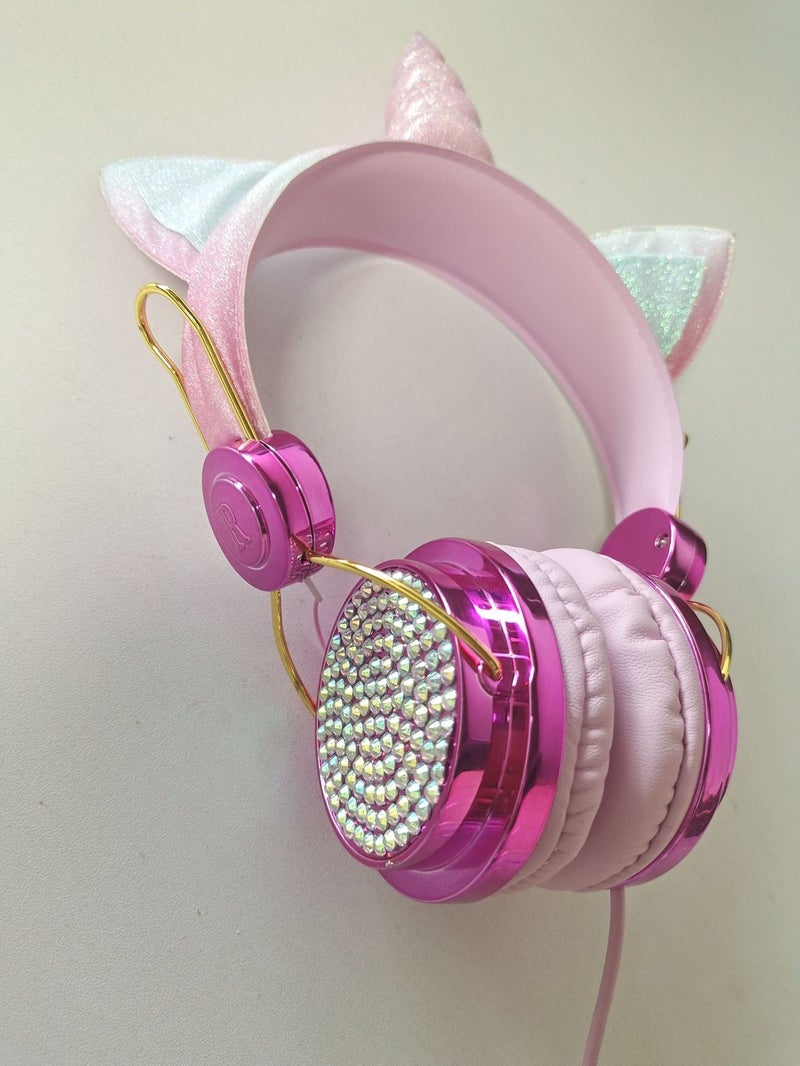 Unicorn Cartoon Headphone Wired Children’s Earphones for Phone and Computer