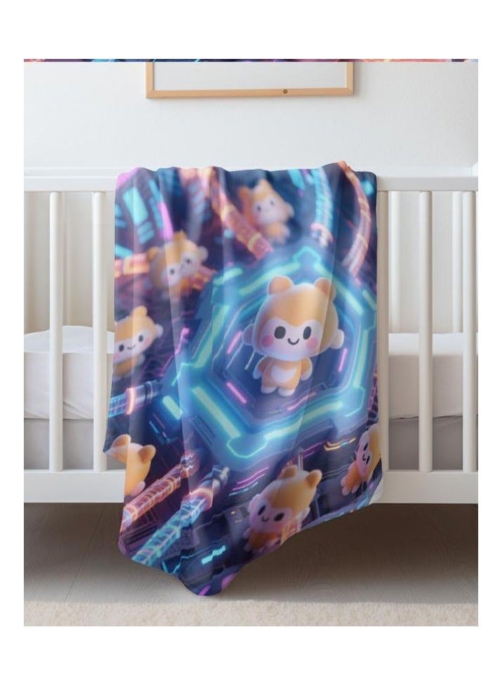 general Flannel thin blanket (warm and comfortable, suitable for sleep, gaming, dust removal and sandproof) 150cm*200cm - 493 - Image 4