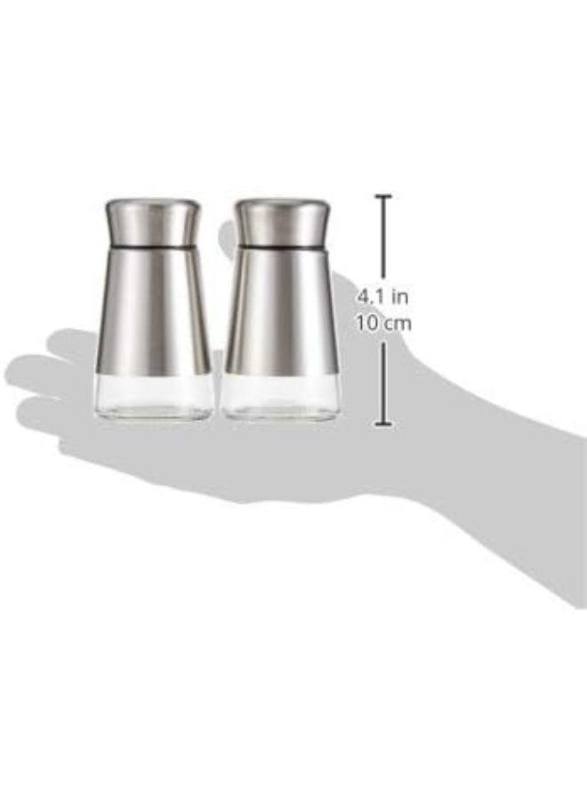 Harmony Harmony 2724623293141 90 ml Salt And Pepper Shaker Set - 2 Pieces (Silver)  - Image 3