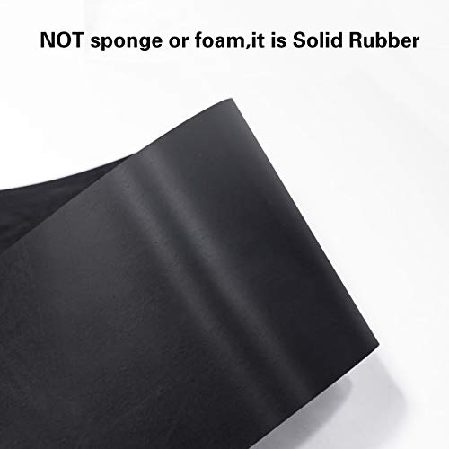TORRAMI Rubber Gasket Sheet Material 1/8 (.125) Inch T X 3 inch W X 10 Feet, for Sealing,Protection, Abrasion, Supports, Leveling, Bumpers - Image 5