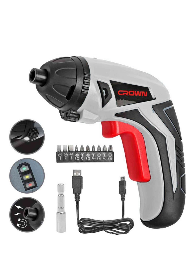 Crown CORDLESS SCREWDRIVER, 3.6V, 3.5 Nm,1500mA - CT22055 
