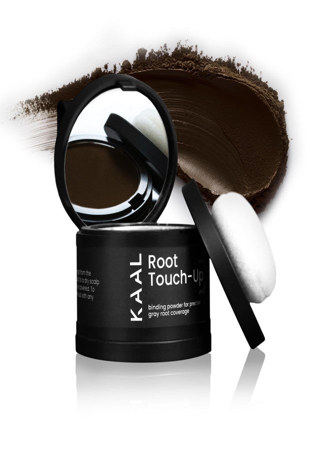 KAAL Hairline Powder for Concealing Hair Loss, Touch Up Powder for Hair Toppers, Eyebrows & Beards, Thinning Hair Fibers (Dark Brown) - Image 1
