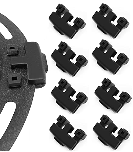 HQT 8PCS Air Fryer Rubber Feet for Bella Pro SeriesParis HiltonCruxCOSORIDreoUltrean Air Fryers Premium Air Fryer Silicone Rubber Bumpers Legs Tabs Tips Pieces Parts for Bella Air Fryer Tray
