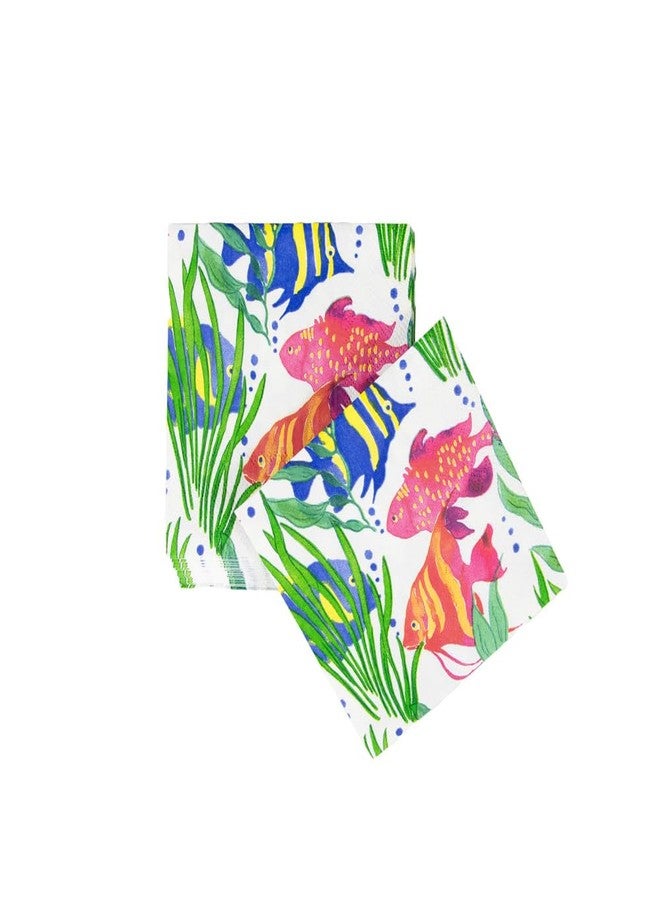 Caspari Wanda Cocktail Napkins - 20 Per Package - Image 3