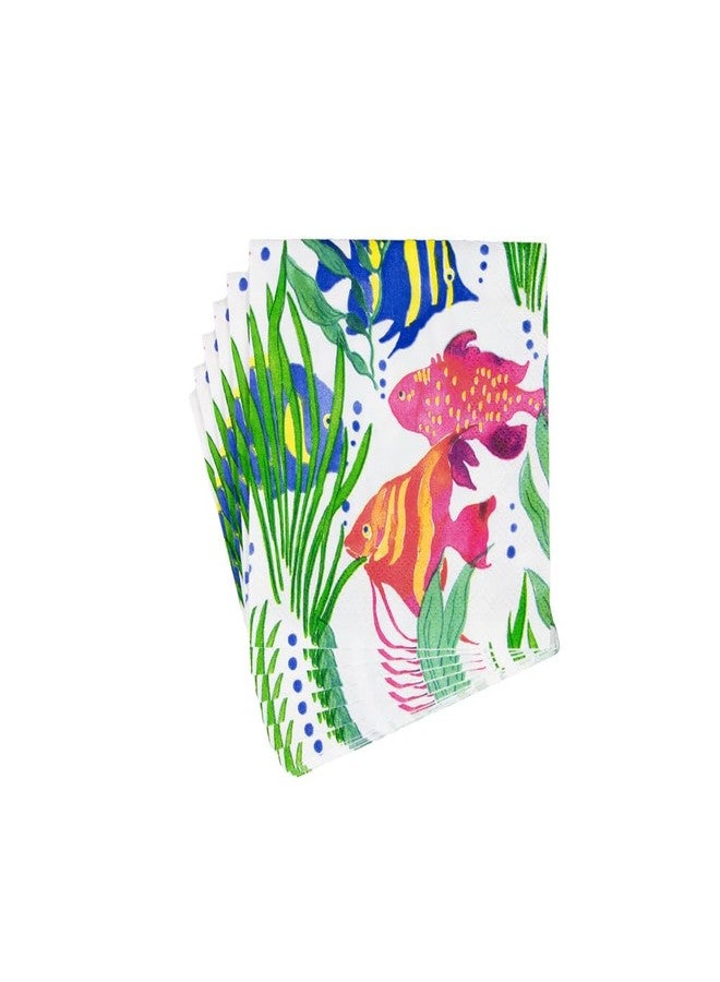 Caspari Wanda Cocktail Napkins - 20 Per Package - Image 2