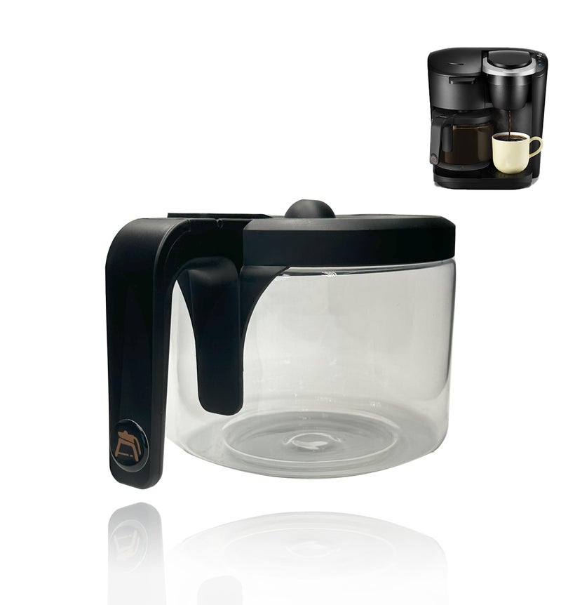 Replacement for KEURIG KDUO Essentials 5000 5500 12 Cups Glass Coffee Carafe not Fit KDuo 5100 Model Fit with Keuirg coffee pot replacement