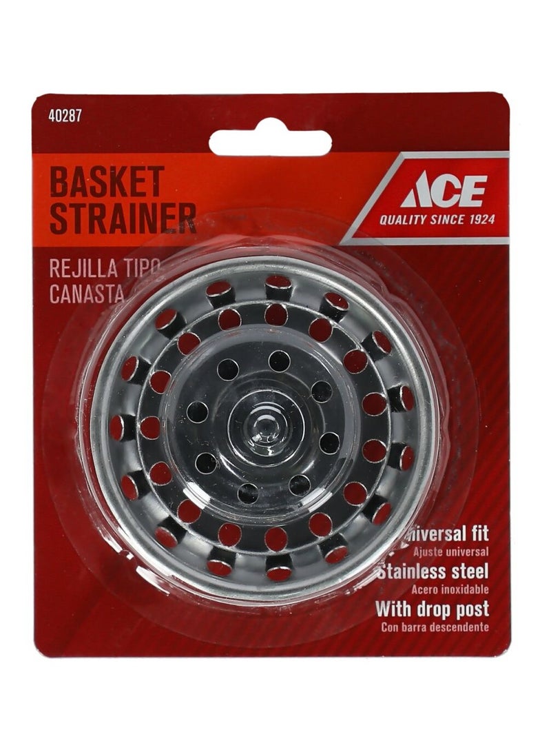 آيس مصفاة سلة ستانلس ستيل كروم 1.5 بوصة - Image 1