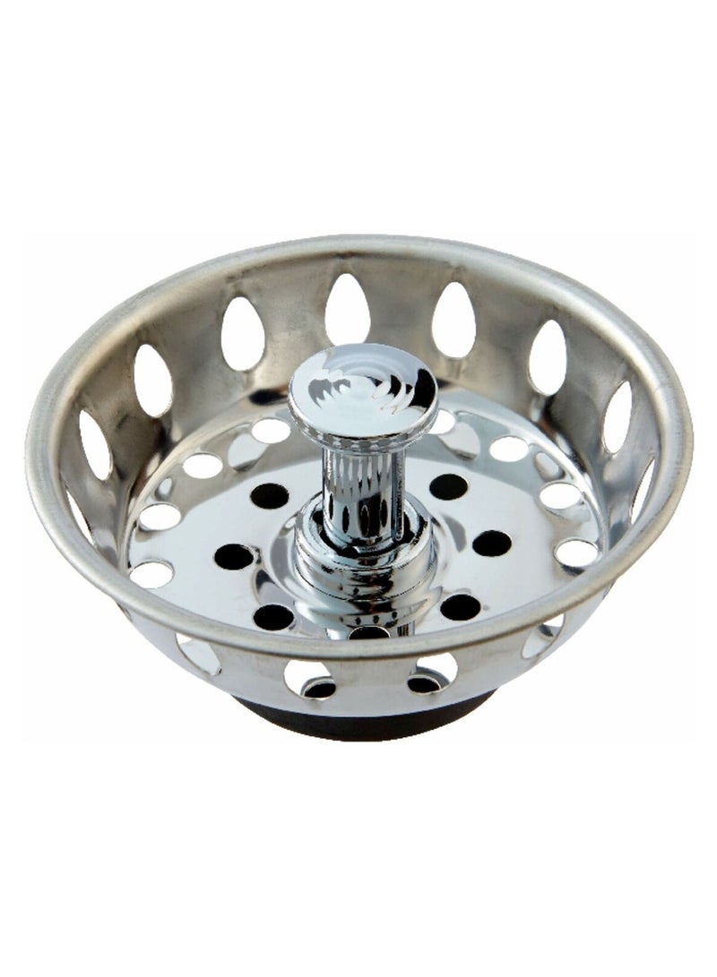 آيس مصفاة سلة ستانلس ستيل كروم 1.5 بوصة - Image 2