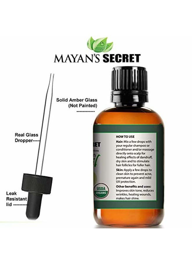 Mayan's Secret 4oz Pure Amla Oil for Hair Growth Cold Pressed Virgin Organic USDA Certified  - Image 2