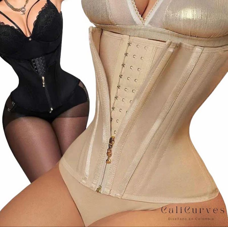 Waist Trainer 2XL Black High-Quality Latex Body Shaper - Tummy Control Curve Enhancer for Women’s Wedding Office Party Occasions - Image 3